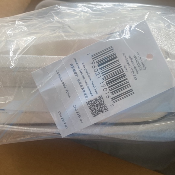 NWT Kate Spade Daisy Vanity Crossbody Parchment (White Creamy Ivory Shade $279 - Picture 5 of 7